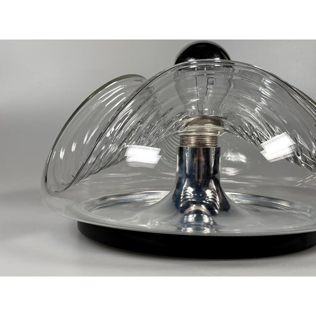 Wave Wall Lamp by Koch & Lowy for Peill & Putzler, 1970s For Sale - Image 10 of 18
