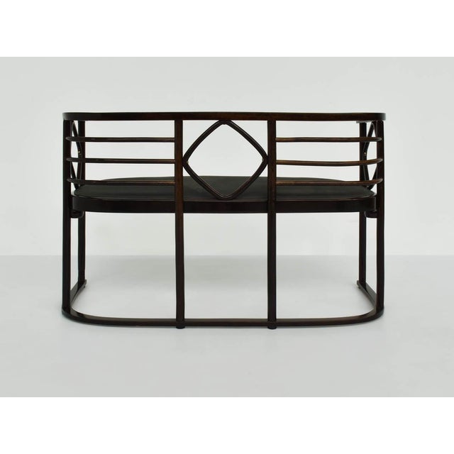 Fledermaus Cabaret Settee by Josef Hoffmann, 1980s, in Very Good conditions. Designed 1890 to 1919 I have official proof...