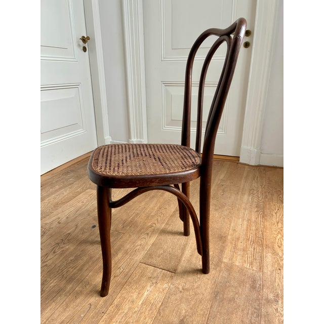 Antique No. 146 Chair with Rattan Webbing Seat by Michael Thonet for Gebrüder Thonet, 1890s For Sale - Image 9 of 13