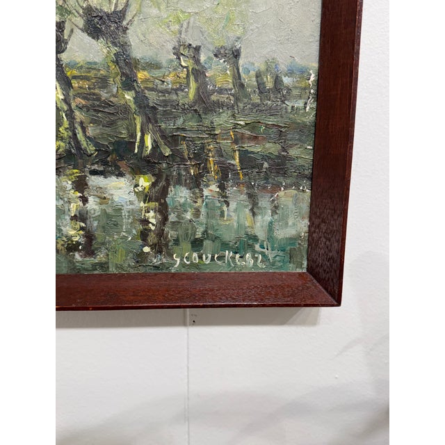 19th Century Flemish Oil on Canvas For Sale - Image 4 of 9