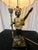 Mid 20th Century Maitland-Smith Egyptian Style Figural Sculpture Bronze Lamp For Sale - Image 16 of 17