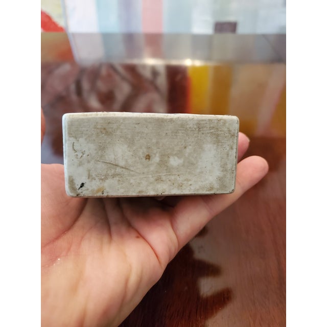 Chinese Antique Chinese Porcelain Chinoiserrie Tea Caddy For Sale - Image 3 of 5