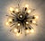 21st Century Mezzo Bronze Amber Bubbles Murano Flush Mount by Fabio LTD For Sale - Image 9 of 9