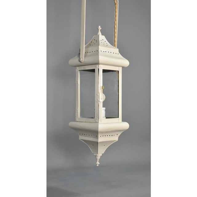 French Toleware Hall Lantern, 1920s For Sale - Image 6 of 16