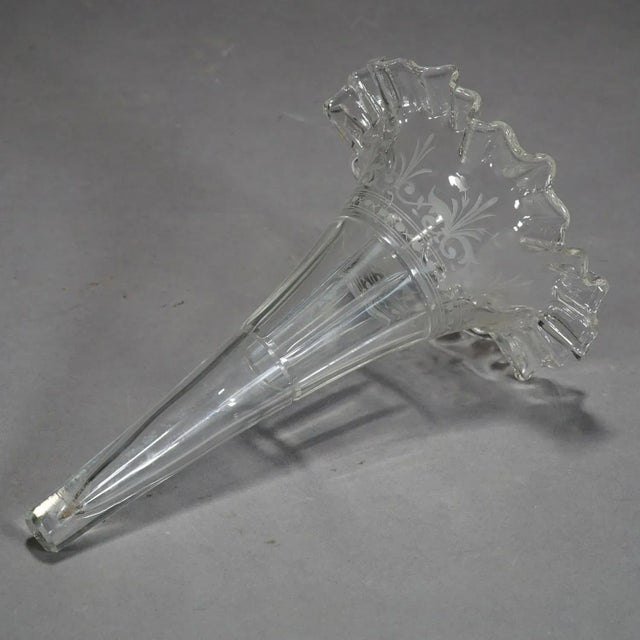 1890 Group of Carved Cattles With Glass Vase Inset, Brienz For Sale - Image 10 of 12