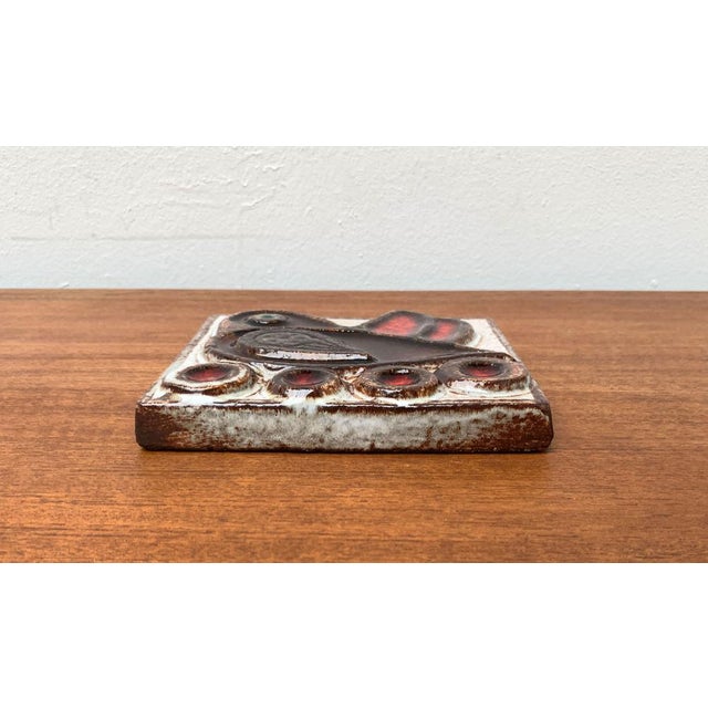 Mid-Century Danish Stoneware Bird Wall Plate by Noomi Backhausen for Søholm, 1960s For Sale - Image 18 of 18