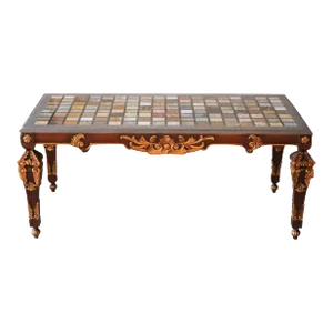 George III Marble Specimen Coffee Table.