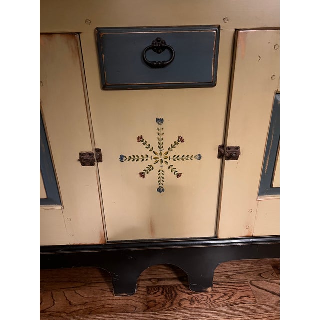 Painted Hutch by Woodland Furniture For Sale - Image 11 of 12