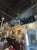 Modern Murano Glass Gold Leaf Chandelier For Sale - Image 3 of 7