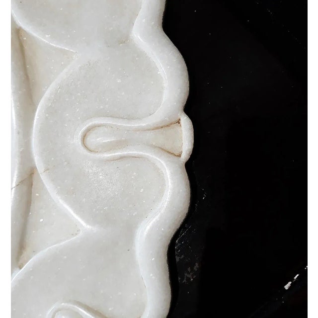 Late 20th Century Marble Charger / Server From India For Sale - Image 9 of 13