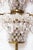Traditional Large French Wall Sconces in Brass and Crystal, 1940s, Set of 2 For Sale - Image 3 of 14