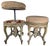 Set of 19th Century Italian Stools, 1850s For Sale