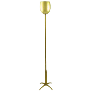 Brass Tulip Shade Floor Lamp Attributed to Stiffel