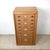 American Ten-Drawer Museum Specimen Cabinet With Butcher Block Top For Sale - Image 3 of 17