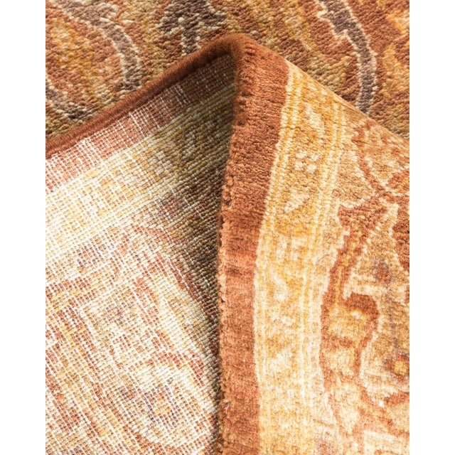Mogul Collection Hand-Knotted Area Rug - Yellow 4' 3" x 6' 1" For Sale In New York - Image 6 of 9