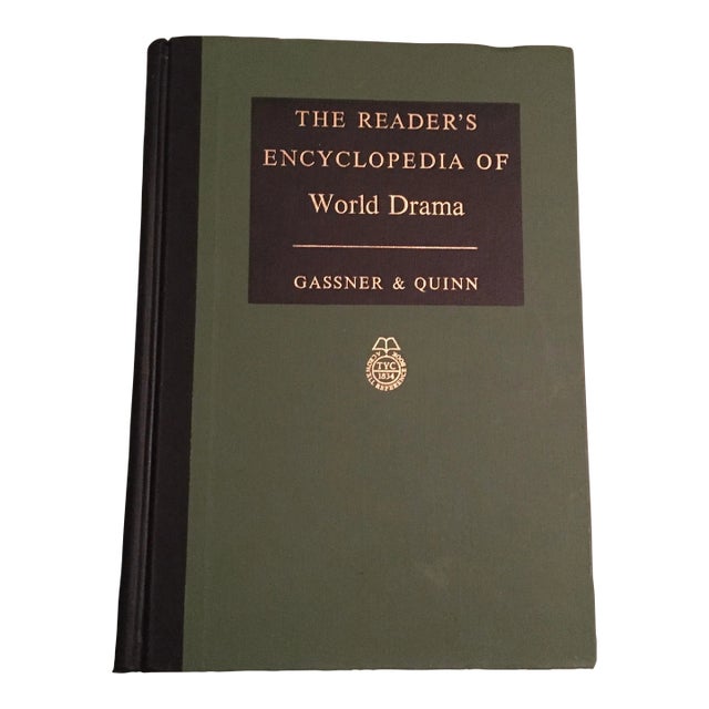 Vintage The Reader’s Encyclopedia of World Drama Hardcover Book For Sale