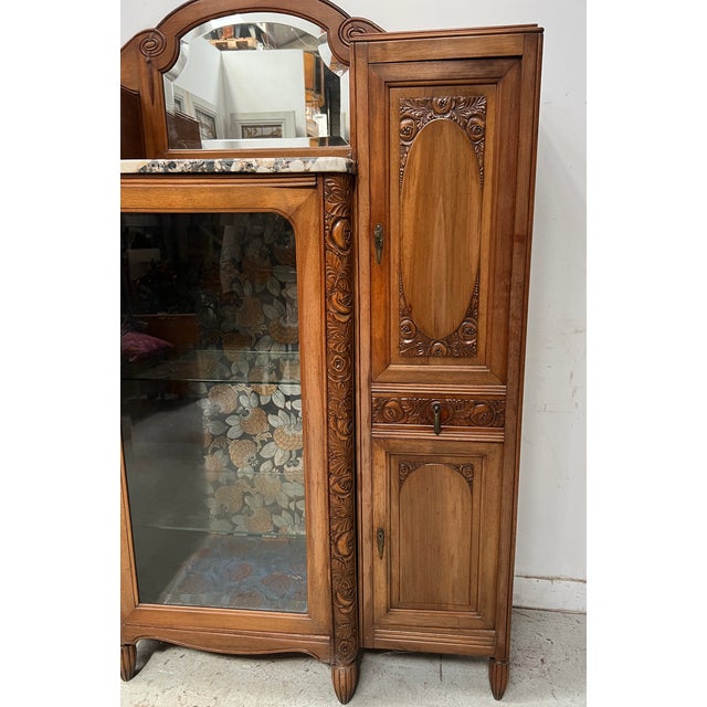 Art Deco Sideboard in Walnut, 1930s For Sale - Image 9 of 17