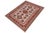 Boheo Chic Kazak Tribal Beige/Red Wool Rug - 4'0''x6'0'' For Sale - Image 9 of 10