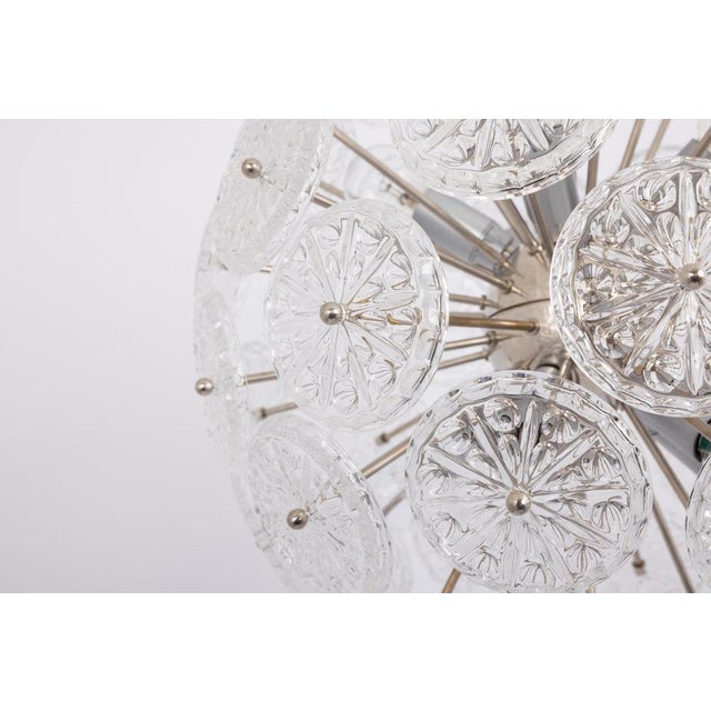 Floral Chrome Sputnik Chandelier, Germany, 1960s For Sale - Image 14 of 15