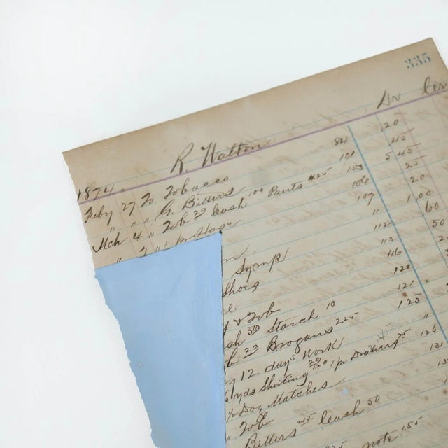 Abstract Bleu Clair Abstract 2 Painting by Afsoon Thayer For Sale - Image 3 of 8