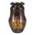 Antique Bohemian Iridescent Art Glass Vase C. 1900 For Sale