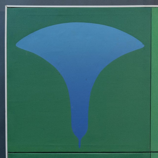 Kozo Inoue, Abstract Composition, 1974, Oil on Canvas For Sale - Image 10 of 13