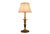 Vintage Brass Candlestick Table Lamp with Green Accent, 1950s For Sale - Image 14 of 14