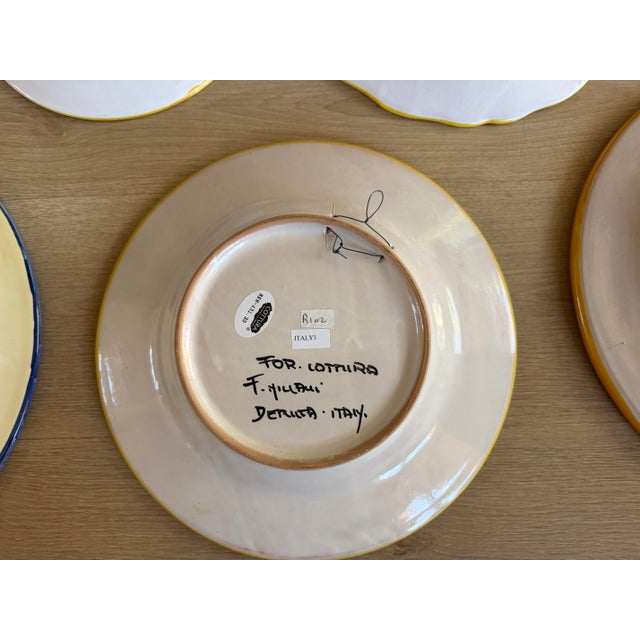 2000 - 2009 Set of 6 Italian Decorative Italian Wall Plates – Made for Cottura For Sale - Image 5 of 8