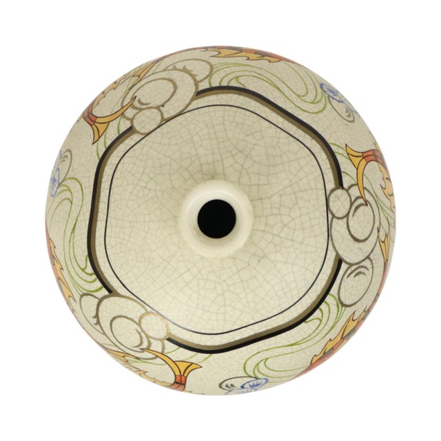 Art Deco Vase with Fish from Orchies, France, 1920s For Sale - Image 13 of 18