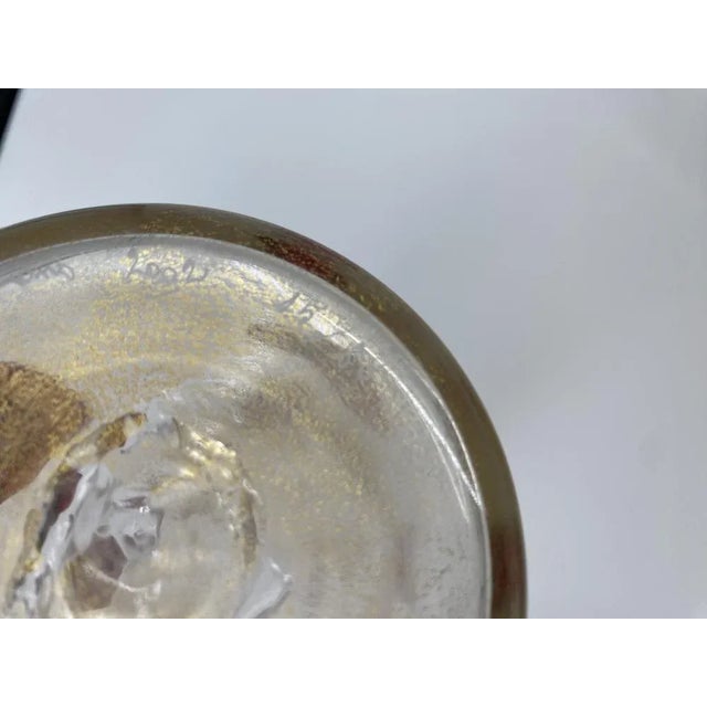 Foglie Vase in Murano Glass by Cleto Munari, Italian, 2004 For Sale - Image 9 of 10