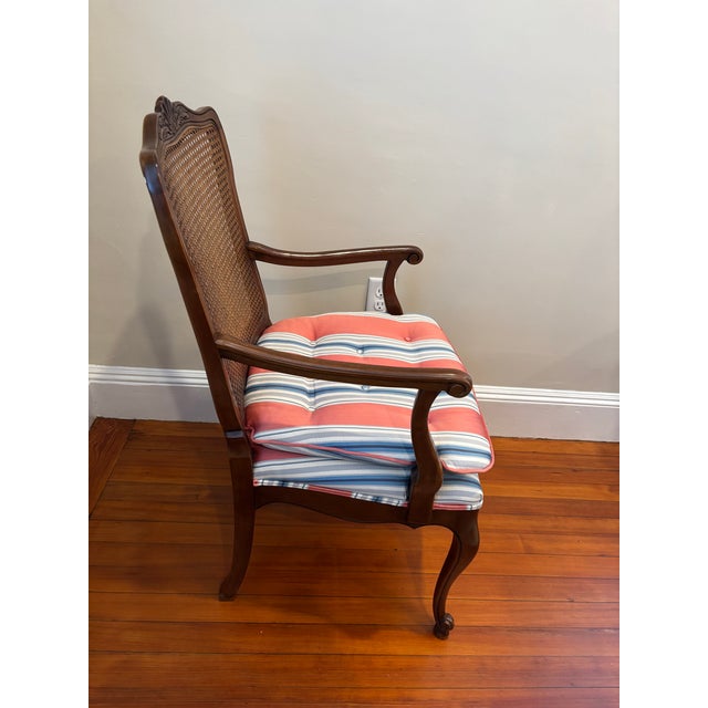 Kindel Furniture Pair of VIntage Kindel Walnut Dining Chairs For Sale - Image 4 of 12