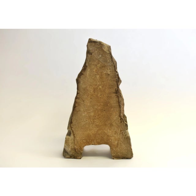 19th Century Solid Stone Young Buddha Shakyamuni 23 Lb For Sale - Image 16 of 16