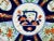 Large Antique Scalloped Edge Porcelain Imari Plate Decorated With Rich Colored Floral & Landscape Scenes From Japan -...