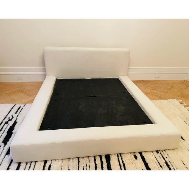 From Restoration Hardware - the Instagram-famous Cloud Slipcovered Platform bed in washed Belgian linen - bisque. A nod to...