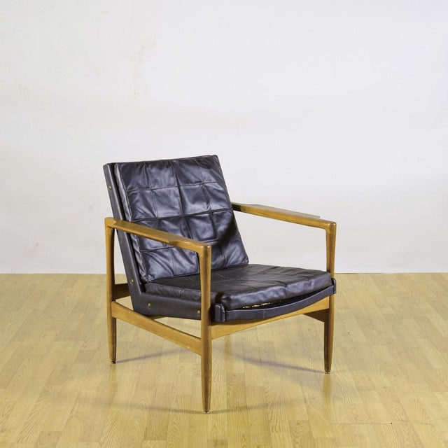 Armchairs in Wood and Imitation Leather from Mobil Girgi, 1960s, Set of 2 For Sale - Image 12 of 18