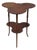 Horner School Oak Cloverleaf Side Table C1910 For Sale
