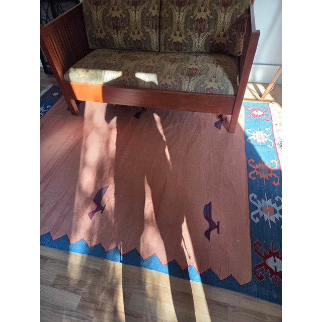 Craftsman Custon Loveseat For Sale - Image 4 of 4