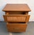 Mid-Century Modern Mid 20th Century Single Mid-Century Modern Cane and Walnut Nightstand For Sale - Image 3 of 12