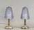 Donna Paris A pair of French art deco lamps made circa 1925-1935 by les établissements Donna. The nickel-plated bronze or...