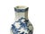 Vintage Chinese Blue White Hexagonal Flower Bird Porcelain Vase For Sale - Image 4 of 15