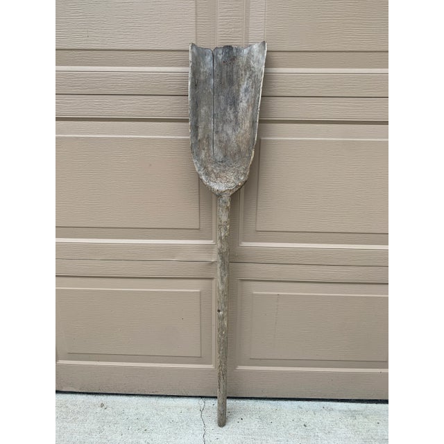 Brown Late 19th Century Primitive Wooden Garden Tools, Set of Three For Sale - Image 8 of 12
