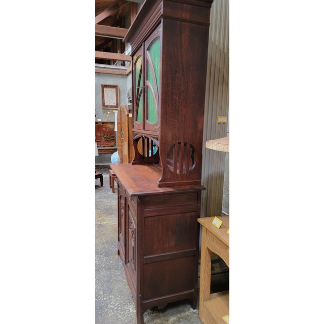Antique Art Nouveau Cabinet or Cupboard Early 1900's For Sale - Image 12 of 18