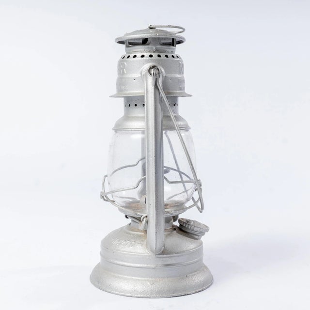 Rustic Vintage Nier 270 Kerosene Oil Lantern, Germany For Sale - Image 3 of 10