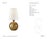 Thomas O'Brien by Visual Comfort Signature Tiny Terri Round Accent Lamp in Hand-Rubbed Antique Brass with Linen Shade...