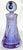 I dreamt of Jeannie when I saw this Caithness etched purple glass perfume bottle, a lovely touch of elegance to any...