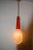 Italian Enameled Solid Glass Pendant, Circa 1960's For Sale - Image 9 of 9