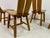 1960s Oak Dining Chairs by De Puydt, 1960s, Set of 4 For Sale - Image 5 of 18
