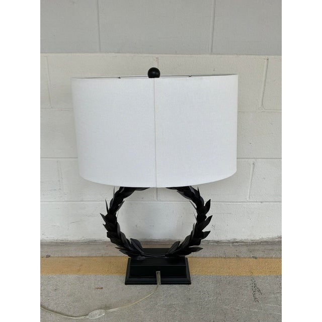 Barbara Crosgrove Laurel Wreath Lamp For Sale - Image 4 of 7