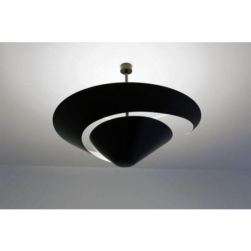 Ceiling wall lamp model 'large snail ceiling wall lamp' designed by serge mouille in 1955. Manufactured by editions serge...