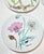 Asian Botanical Plates- Set of Four For Sale - Image 6 of 12